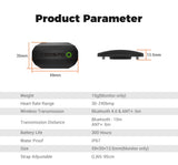 COOSPO H808S Heart Rate Sensor Dual Mode ANT Bluetooth With Chest Strap Cycling Computer for Wahoo Garmin Zwift Sports Monitor