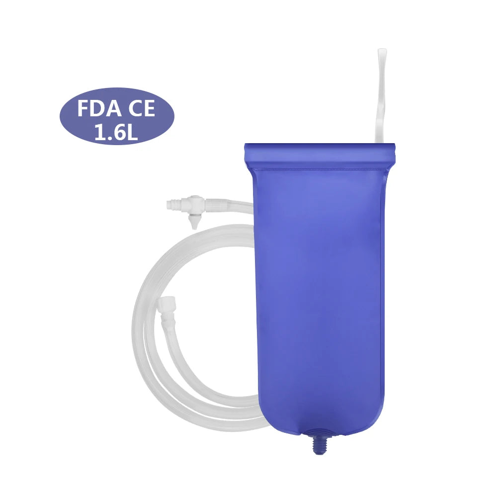 Reusable Enema Bag Colon Irrigator Feminine Hygiene Health Care Weight Loss Silicone Water Detox Douche Anal Vagina Cleaner