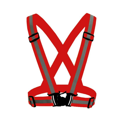 Highlight Reflective Straps Night Running Riding Clothing Vest Adjustable Safety Vest Elastic Band For Adults and Children