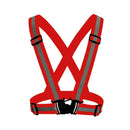 Resaltar correas reflectantes correr de noche ropa de montar chaleco chaleco de seguridad ajustable banda elástica para adultos y niños