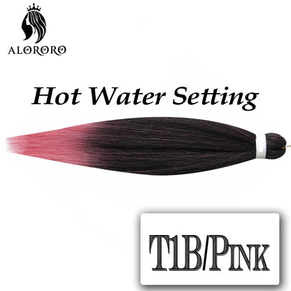 Long Easy Jumbo Tranças Extensões de cabelo sintético, Kanekalon para Crochet, Yaki Straight Trança, Box Cabelo Trançado, 20 ", 26", 30"