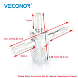 4-in-1 Tire Valve Stem Removal Tool Valve Stem Puller Tire Repair Tool Valve Core Removal Tool Tire Cleaning Tool