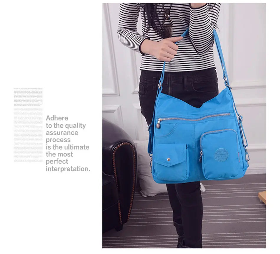 Luxury Handbags Women Bags Designer Waterproof Nylon Cloth Crossbody Bags for Women 2024 Large Capacity Lady Shoulder Bag Tote
