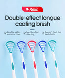 Y-Kelin Tongue Scraper Oral  Cleaner Brush Fresh Breath Cleaning Coated  Toothbrush  Hygiene Care Tools