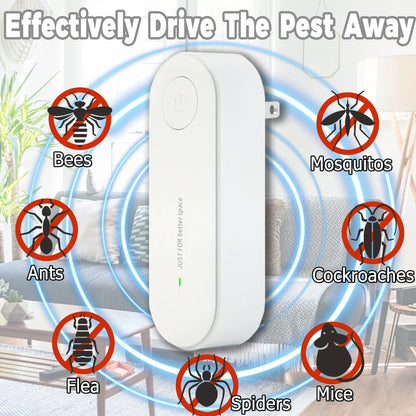 Nuevo repelente ultrasónico de insectos Xiaomi, repelente electrónico de mosquitos, ratones, arañas y cucarachas, insecticida portátil, control de plagas.