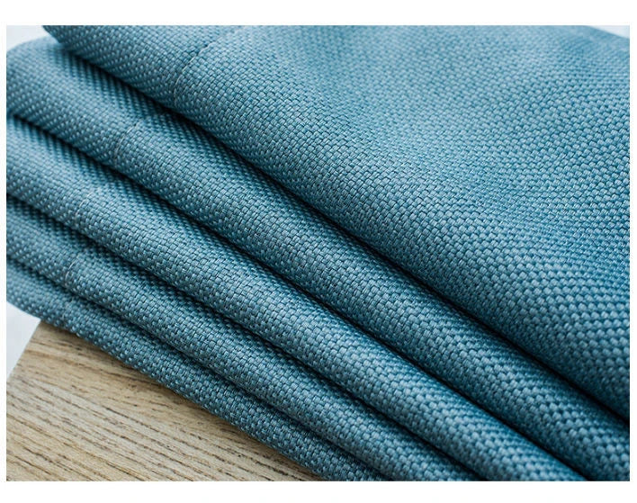 350cm Height Custom Made Thickened Solid Color Faux Linen Curtain 80%-90% Blackout Curtains For Bedroom Living Room Blackout
