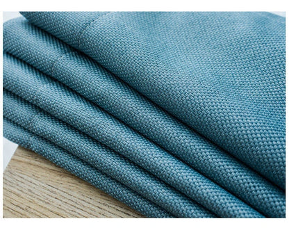 350cm Height Custom Made Thickened Solid Color Faux Linen Curtain 80%-90% Blackout Curtains For Bedroom Living Room Blackout