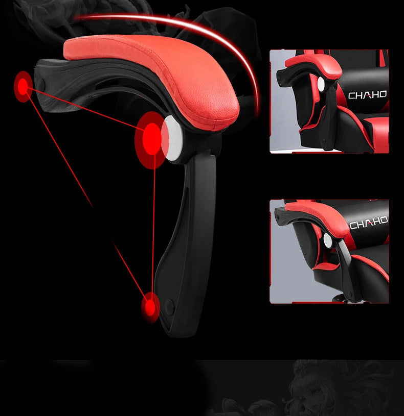 WCG Gaming Chair Office Latex Cushion Bluetooth Computer Chair High-quality BOSS Chair Leather LOL Internet Anchor Racing Chair