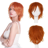 BENIHAIR Synthetic Wig Cosplay Wig White Red Green Blue Pink Yellow Hair Short Layered Wig Fake Hair Extension Men Women Party Wig