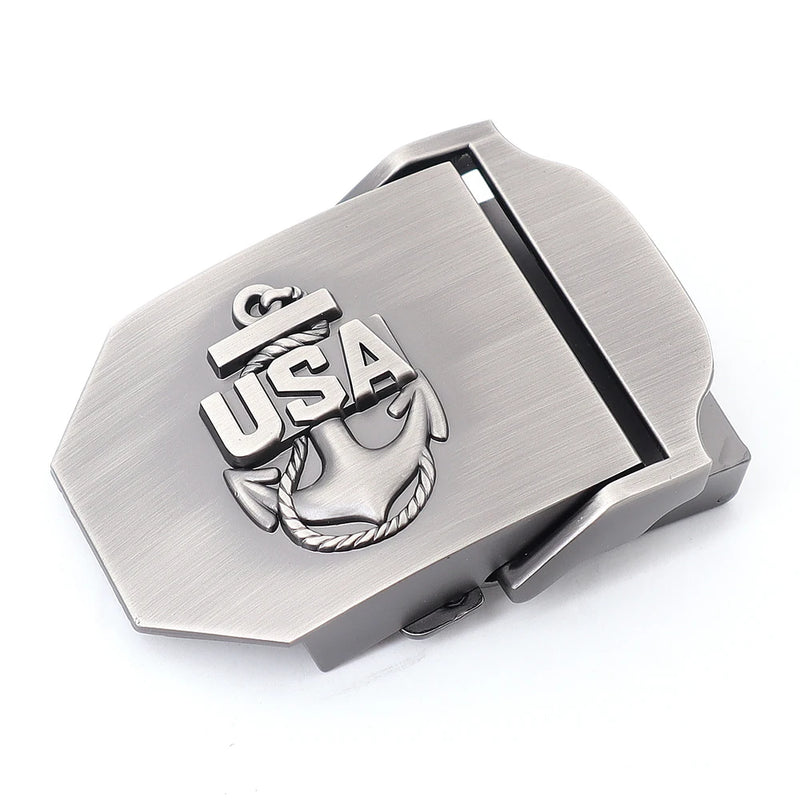 Men's & women's belt buckle tactical fashion suitable for canvas cotton belt 38MM-40MM belt zinc alloy quick release men's belt