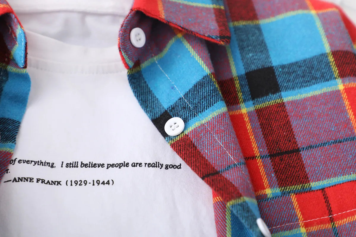 Casual Women's Plaid Shirt 2025 Spring Autumn New Ladies Loose Blouse and Tops Female Long Sleeve Shirts Fresh Checked Clothes