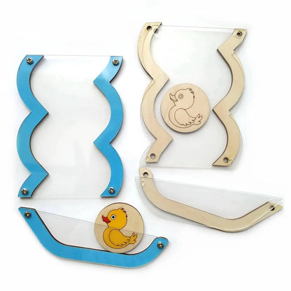 Kids Busy Board DIY Toys Basic Life Skill Training Montessori Educational Lock Cognition Activity Accessorie Material Learning