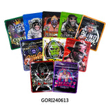 Bolsas holográficas de Mylar, sorpresas, fiestas, cumpleaños, embalaje, accesorios divertidos, juegos de bricolaje, bolsa con cremallera a prueba de agua, regalo, 100 unidades 