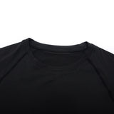 Homens correndo compressão camiseta mangas compridas esporte t ginásio de fitness moletom masculino jogging treino homme camisa atlética topos