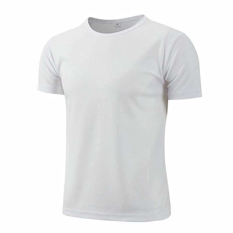 Men Women Quick Dry Short Sleeve Sport T Shirt Gym Fitness Shirts Trainer Running T-shirt Teenager Breathable Sportswear 