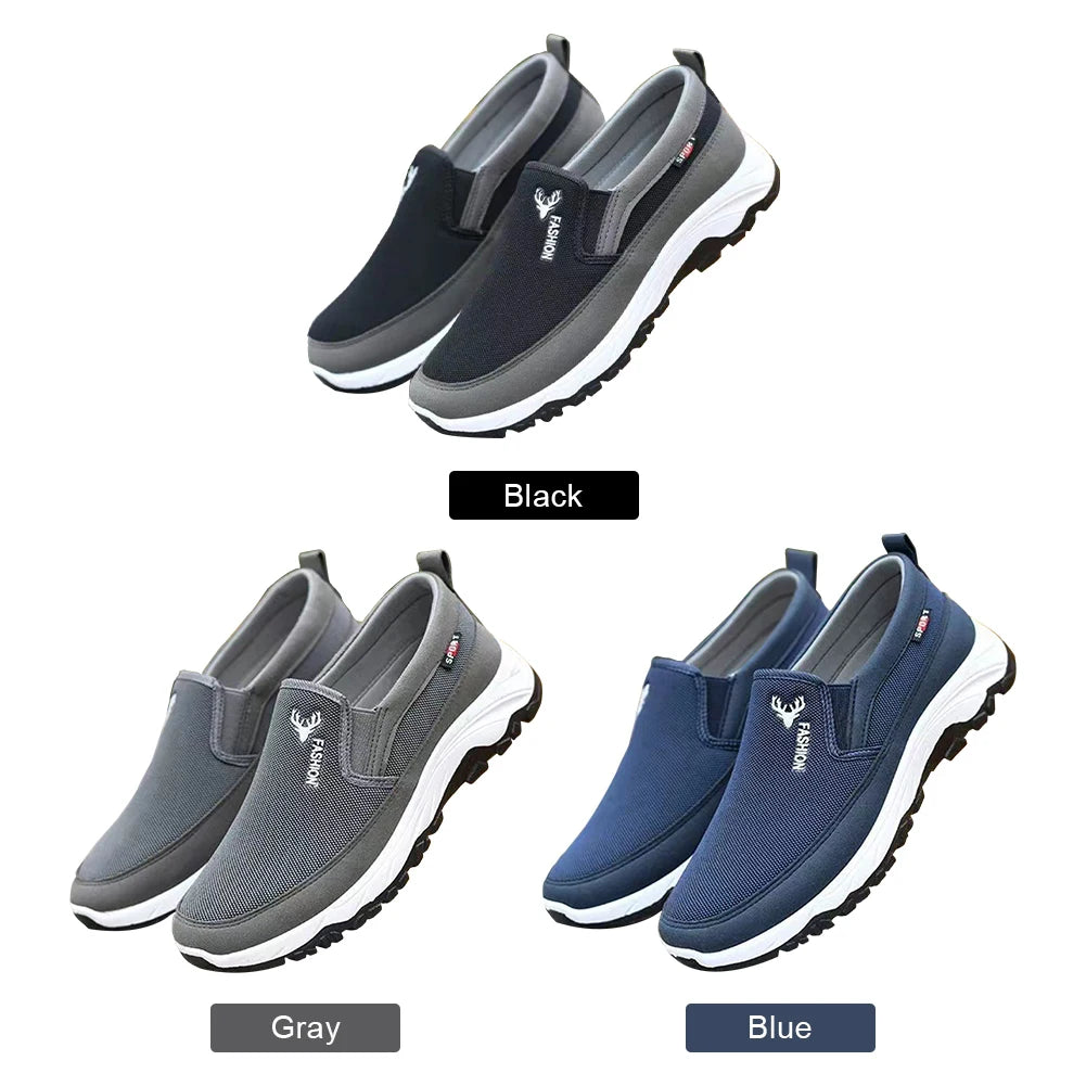 Zapatillas deportivas Penny Boat para hombre, transpirables, ortopédicas, para viajes, planas y cómodas para actividades al aire libre, senderismo y caminatas. 