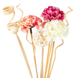 Hydrangea Flower Rattan Sticks, Reed Diffuser Stick, DIY Ornaments, Home Decor, Wireless Fragrances, Pink, New, 10pcs 