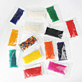 Hydrogel crystal beads para crianças, água crescendo bola, decoração de festa em casa, casamento, 500 peças de um saco