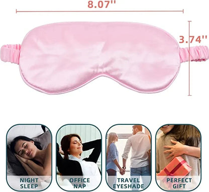 Imitado Silk Eye Patch para Viagem, Sombreamento Máscara de Olho do Sono, Eye Patch, Relaxar Eyeshade Capa, Escudo do Dormir Saúde, Soft Eye Care Tools