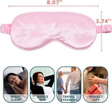 Imitado Silk Eye Patch para Viagem, Sombreamento Máscara de Olho do Sono, Eye Patch, Relaxar Eyeshade Capa, Escudo do Dormir Saúde, Soft Eye Care Tools