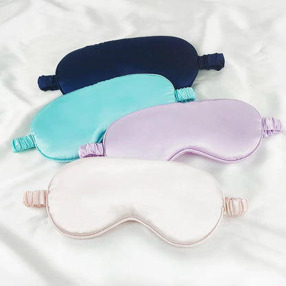 Imitado Silk Eye Patch para Viagem, Sombreamento Máscara de Olho do Sono, Eye Patch, Relaxar Eyeshade Capa, Escudo do Dormir Saúde, Eye Care Tools