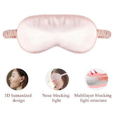 Imitado Silk Eye Patch para Viagem, Sombreamento Máscara de Olho do Sono, Eye Patch, Relaxar Eyeshade Capa, Escudo do Dormir Saúde, Soft Eye Care Tools