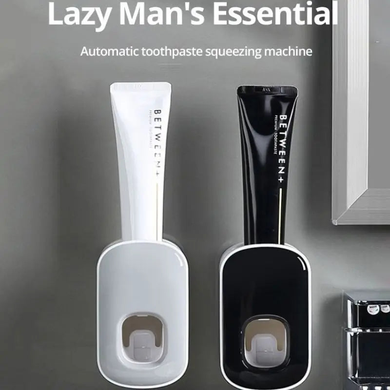 Waterproof Toothpaste Squeezer, Automatic Toothpaste Dispenser, Wall Mount, Bathroom Accessories, Toothbrush Holder, 1Pc 