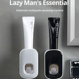 Waterproof Toothpaste Squeezer, Automatic Toothpaste Dispenser, Wall Mount, Bathroom Accessories, Toothbrush Holder, 1Pc 