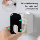 Waterproof Toothpaste Squeezer, Automatic Toothpaste Dispenser, Wall Mount, Bathroom Accessories, Toothbrush Holder, 1Pc 
