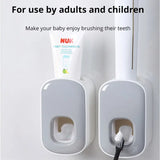 Waterproof Toothpaste Squeezer, Automatic Toothpaste Dispenser, Wall Mount, Bathroom Accessories, Toothbrush Holder, 1Pc 