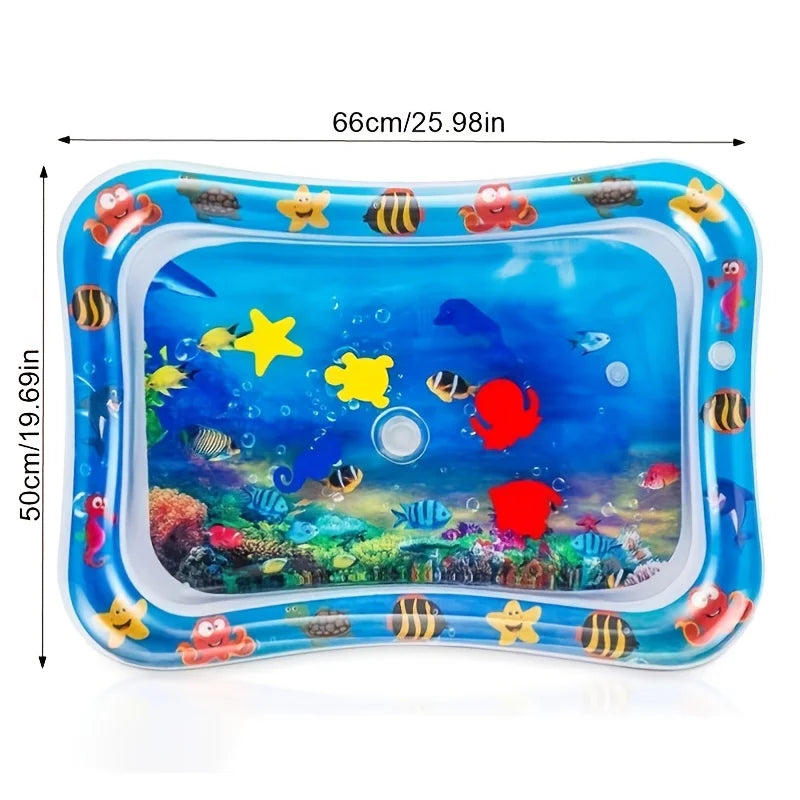 Colchoneta inflable boca abajo Infinno, juguetes premium para bebés, colchoneta de juego acuático para bebés y niños pequeños 