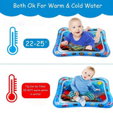 Colchoneta inflable boca abajo Infinno, juguetes premium para bebés, colchoneta de juego acuático para bebés y niños pequeños 