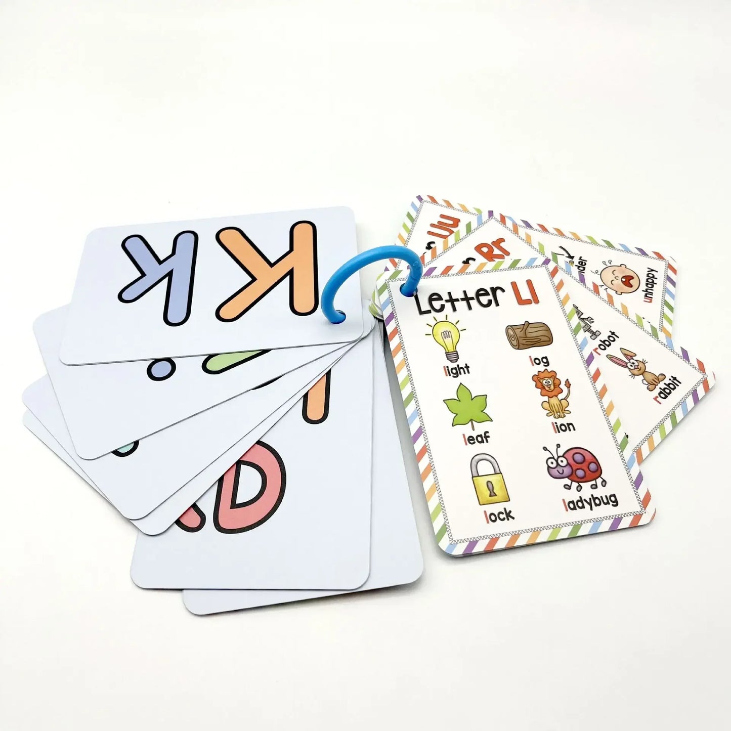 Inglês Alfabeto Phonics Pocket Flash Cards, Inglês Word Toys, Aprendizagem Educacional Precoce, 26 Letras