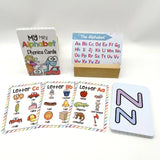 Inglês Alfabeto Phonics Pocket Flash Cards, Inglês Word Toys, Aprendizagem Educacional Precoce, 26 Letras