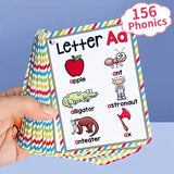 Inglês Alfabeto Phonics Pocket Flash Cards, Inglês Word Toys, Aprendizagem Educacional Precoce, 26 Letras