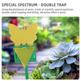 Insect Glue Catcher Paper, Pegajoso Amarelo Pegajoso Fly Trap, Moscas de frutas, Aphids Glue Catcher, 40pcs