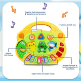 Kids Piano Keyboard Game Animal Sounds Flashing Light Music Baby Instrument Educational Toys Gifts for Children 