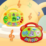 Kids Piano Keyboard Game Animal Sounds Flashing Light Music Baby Instrument Educational Toys Gifts for Children 