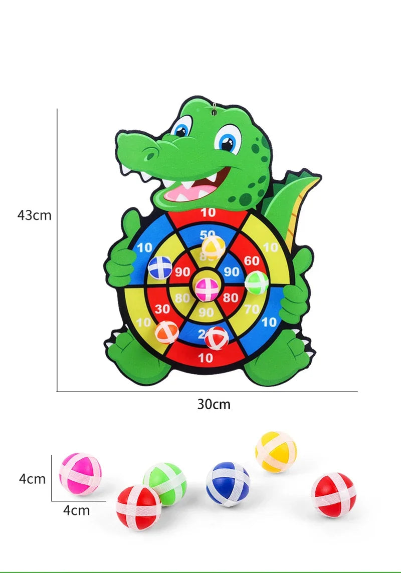 Jogos Educativos Dart Board Para Crianças, Brinquedo Do Bebê, Stickey Ball, Esportes Indoor, Jogos Montessori Infantis, 3 a 7 Anos