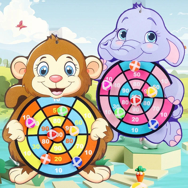 Jogos Educativos Dart Board Para Crianças, Brinquedo Do Bebê, Stickey Ball, Esportes Indoor, Jogos Montessori Infantis, 3 a 7 Anos