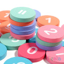 Kids arithmetic math games, wooden digital decomposition, montessori math games, early learning, educational toys 