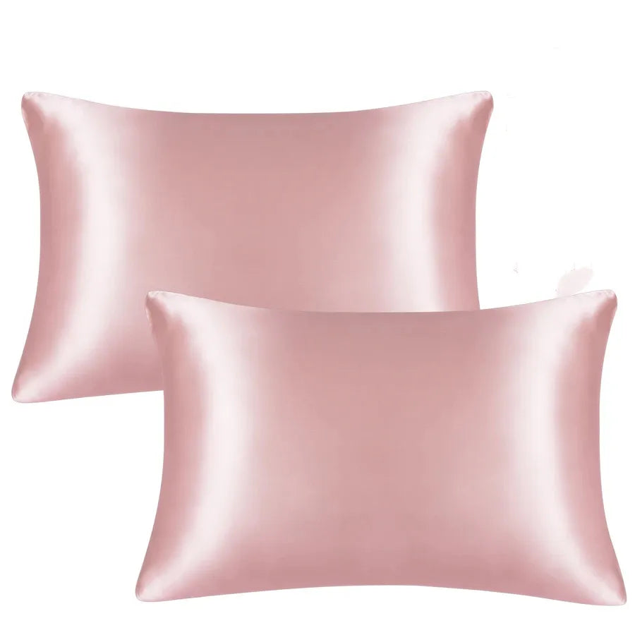 JuwenSilk-Silky Pillowcase Stain, Natural Mulberry Silk, Standard Pillowcase, Queen K 