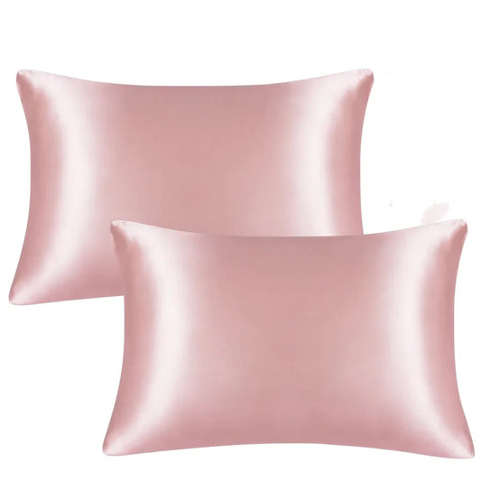JuwenSilk-Silky Pillowcase Stain, Natural Mulberry Silk, Standard Pillowcase, Queen K 