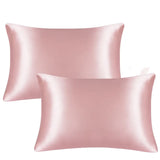 JuwenSilk-Silky Pillowcase Stain, Natural Mulberry Silk, Standard Pillowcase, Queen K 