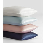 JuwenSilk-Silky Pillowcase Stain, Natural Mulberry Silk, Standard Pillowcase, Queen K 
