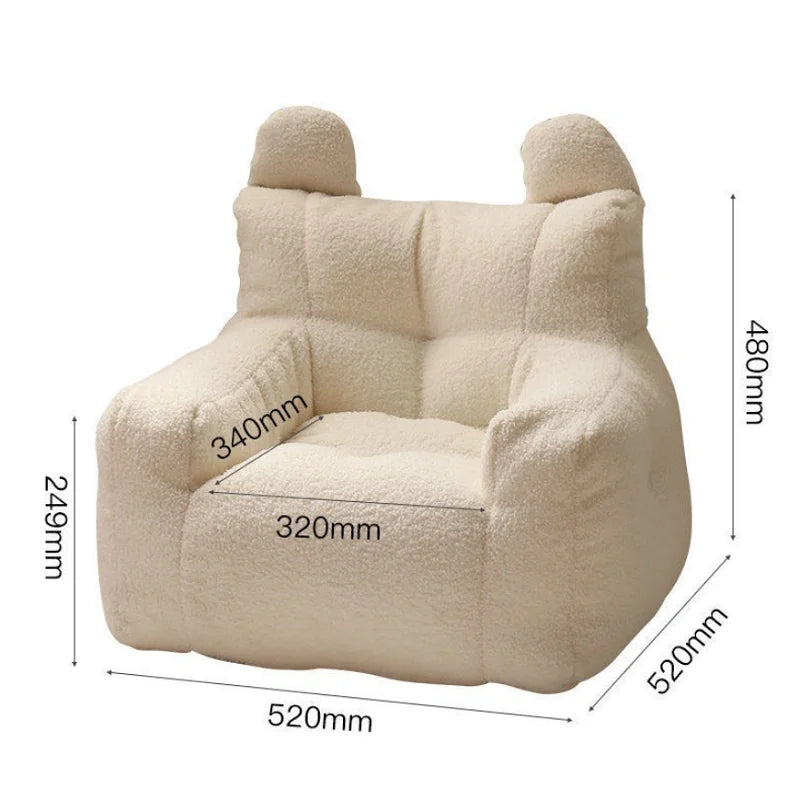 K-STAR - Bonito sofá perezoso para hombres y mujeres, miniasiento informal para niños, ideal para leer, para bebés y niños, envío directo 2024 