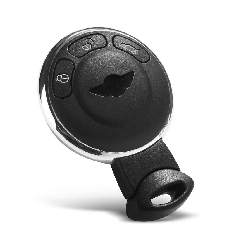 KEYYOU-Remoto Smart Car Key Shell Capa, 3 Botões de Substituição, Case para BMW, Mini Cooper, R56, 2007-2014