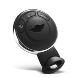 KEYYOU-Remoto Smart Car Key Shell Capa, 3 Botões de Substituição, Case para BMW, Mini Cooper, R56, 2007-2014