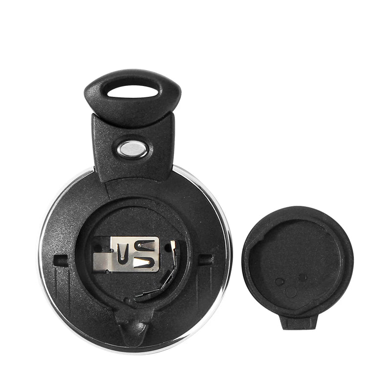 KEYYOU-Remoto Smart Car Key Shell Capa, 3 Botões de Substituição, Case para BMW, Mini Cooper, R56, 2007-2014