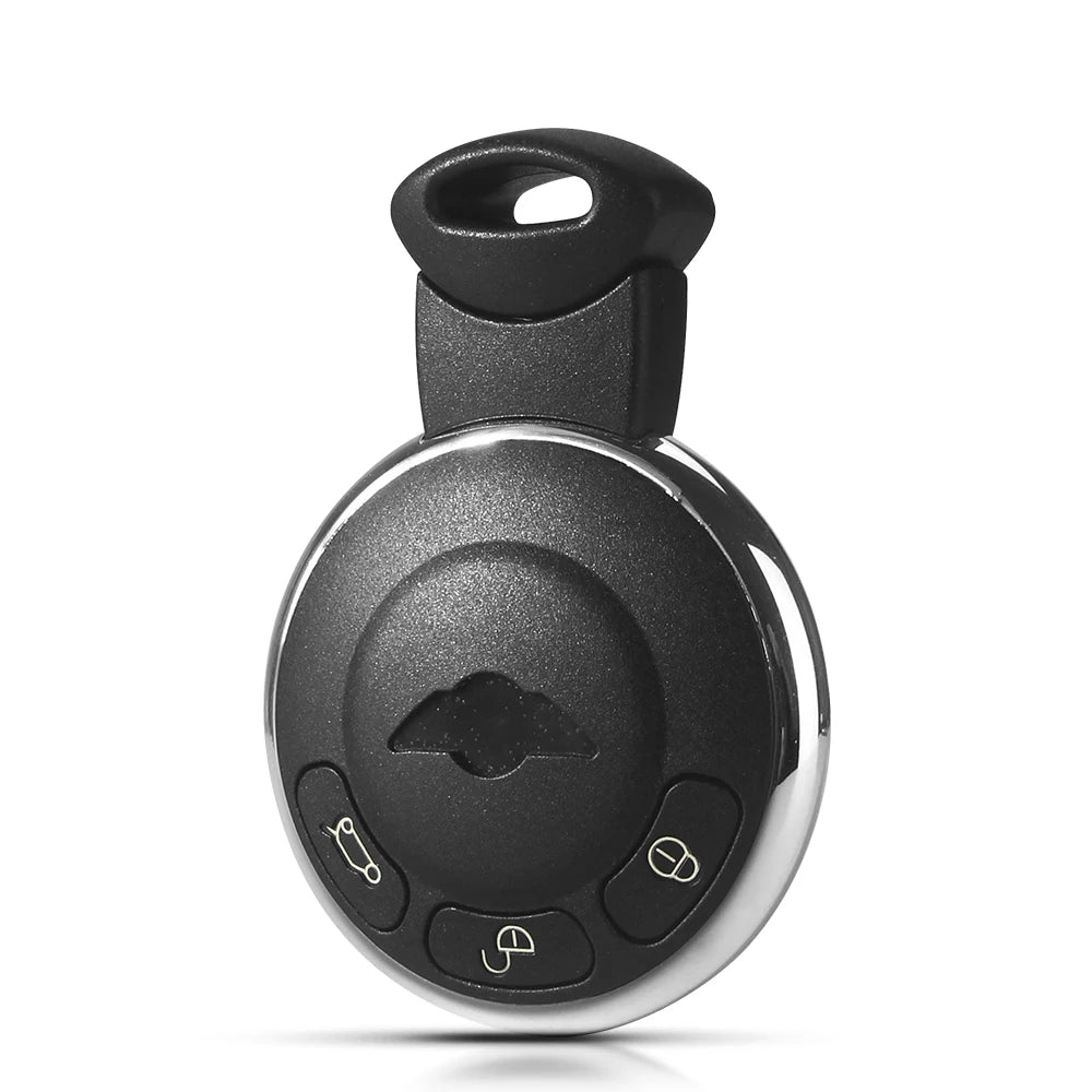 KEYYOU-Remoto Smart Car Key Shell Capa, 3 Botões de Substituição, Case para BMW, Mini Cooper, R56, 2007-2014